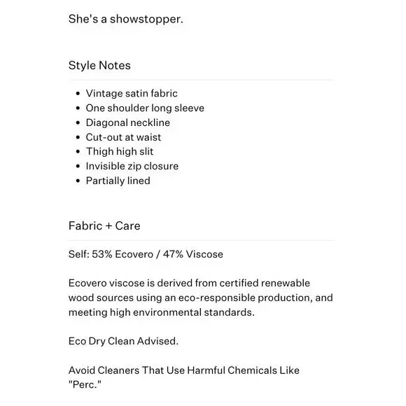 For Love & Lemons Mila Yellow Satin One Shoulder dress NWT